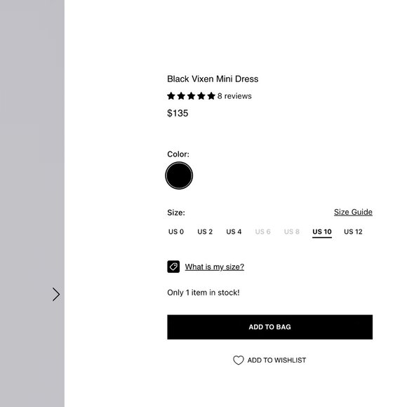 NWT Jaded London Black Sequin Vixen Mini Dress US 10 - Picture 6 of 6